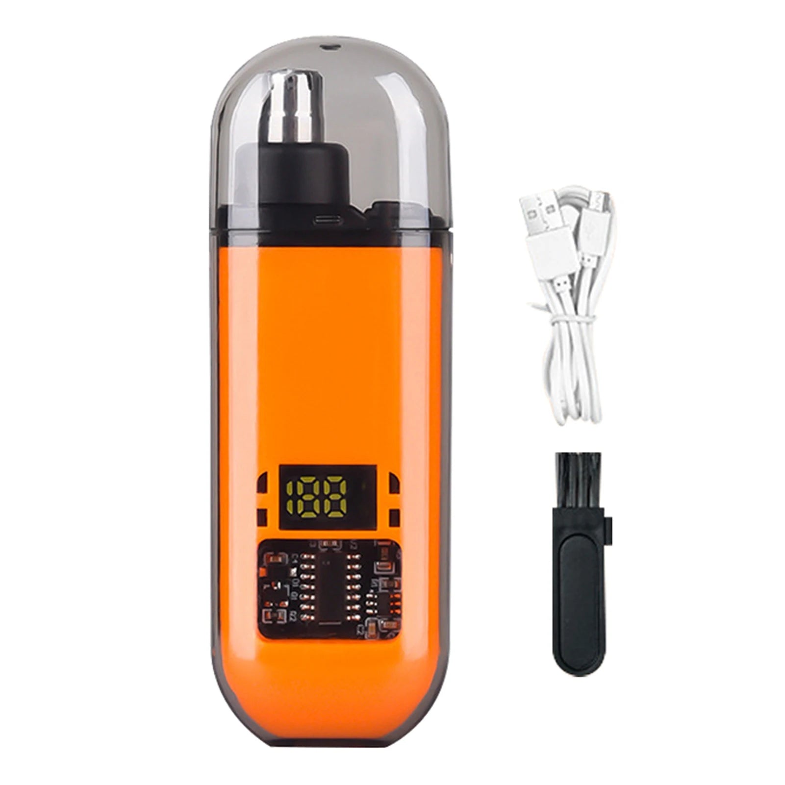 Suitable for men, USB charging nose and ear hair trimmer portable electric nose hair clipper, mini compact design, quick chargin