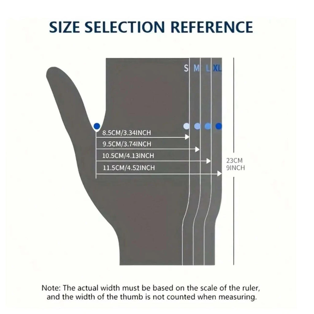 Disposable Nitrile Gloves Thickened Black Gloves With Flexible Snug Details Available In Multiple Sizes Multifunctional Gloves